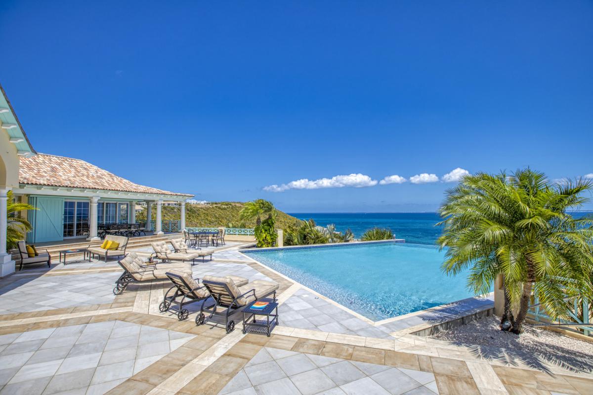 A louer villa 4 chambre Terres Basses Saint Martin_ Piscine - 4